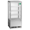 Mini Professionele Koelvitrine Bartscher - 78 L Zilver