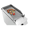 Gas lava stone grill - Width 400 from the brand Bartscher