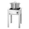 Professionele gasfornuis op poten - 1 brander - 280 mm Bartscher 1050603