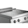 Four-burner Electric Stove 700 - With Electric Oven - Bartscher