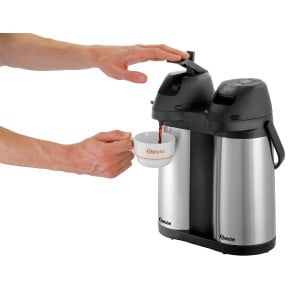 Thermos met pomp Duo - 2 x 1,9 L - Bartscher