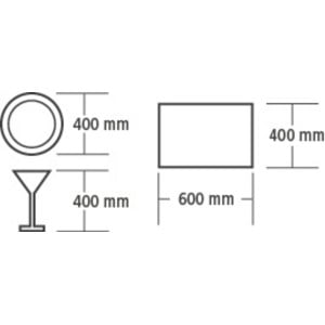 Professionele vaatwasser US PPlus 500 LPR met afvoerpomp - 50 x 50 cm