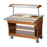 Sliding Shelves for Heated and Refrigerated Buffet - 3 x GN 1/1