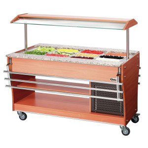 Schaalhouder voor verwarmd en gekoeld buffet - 4 x GN 1/1