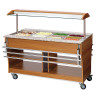 Sliding Shelves for Heated and Refrigerated Buffet - 4 x GN 1/1