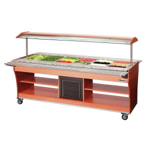 Plattenauszug für Warm- und Kaltbuffet - 6 x GN 1/1