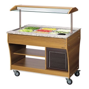 Refrigerated Salad Bar Buffet - 3 x GN 1/1