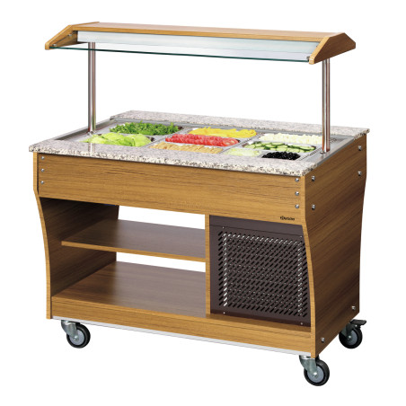 Refrigerated Salad Bar Buffet - 3 x GN 1/1