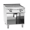 Snackplaat Breedte 800 - 1/2 Glad 1/2 Geribbeld - Gas