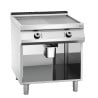 Plaatgrill Breedte 800 mm - 1/2 Glad 1/2 Geribbeld - Elektrisch