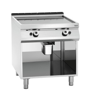 Gladde Snackplaat - L 800 mm - Gas
