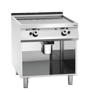 Glatte Snackplatte - L 800 mm - Gas