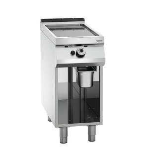 Gladde Snackplaat - L 400 mm - Gas