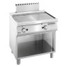 Plaatgrill 1/2 Glad, 1/2 Geribbeld Breedte 800 - Gas