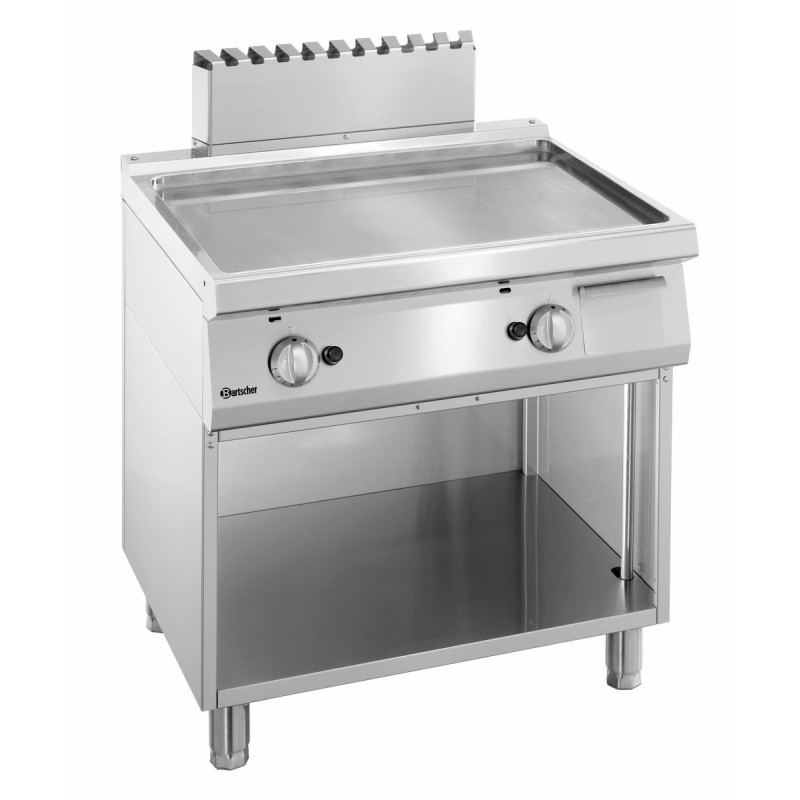 Plaatgrill Gladde Breedte 800 mm - Gas