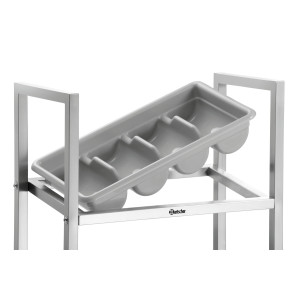 Cutlery Trolley in Stainless Steel - Bartscher