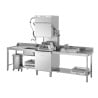 Hood-type dishwasher DS 500 SR Bartscher robust in stainless steel - Professional performance