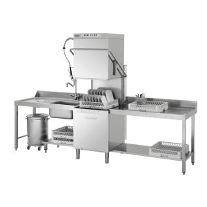 Hood-type dishwasher DS 500 SR Bartscher robust in stainless steel - Professional performance