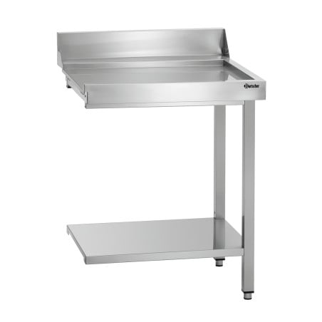 Table d'égouttage DS-700R en acier inoxydable pour cuisine professionnelle