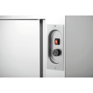 Professional stainless steel warming cabinet - Bartscher 347107