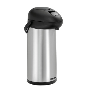 Thermos met pomp 5L Bartscher - Optimale bewaring, ideaal voor professionals.