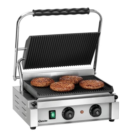 Grill contact Panini-T Bartscher : High-performance contactgrill voor panini's en sandwiches