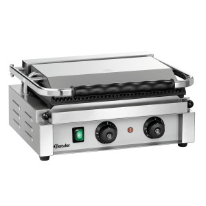 Grill contact Panini-T Bartscher : High-performance contactgrill voor panini's en sandwiches