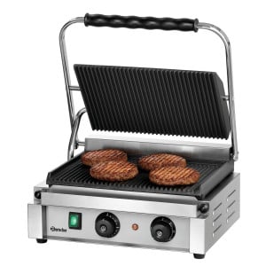 Grill contact Panini-T Bartscher : High-performance contactgrill voor panini's en sandwiches