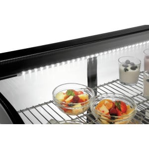 Bartscher DeliCool IIIL refrigerated display case efficient and elegant - 160 liters