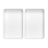 Presentatieschaal 280x420 in wit melamine | Bartscher