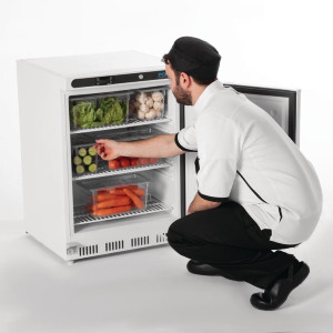 Weiße Positive Thekenkühlvitrine - 150 L - Polar