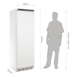 White Positive Refrigerated Cabinet - 400 L - Polar
