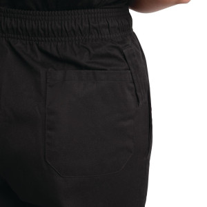 Küchenhose Easyfit Schwarz mit Teflon-Beschichtung - Größe XL - Whites Chefs Clothing - Fourniresto