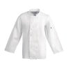 Weiße Unisex-Kochjacke mit langen Ärmeln Vegas - Größe M - Whites Chefs Clothing - Fourniresto