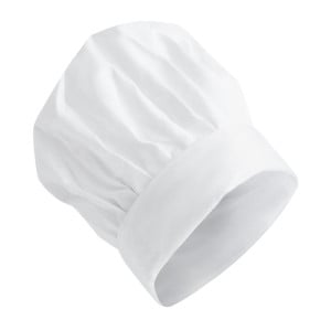 Toque van Chef Tallboy - Maat M 58 cm - Witte Chefskleding - Fourniresto