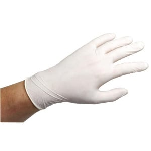 Handschoenen van gepoederd latex - Maat XL - Pak van 100 - FourniResto - Fourniresto