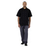 Black Unisex Short Sleeve Vegas Kitchen Jacket - Size XXL - Whites Chefs Clothing - Fourniresto