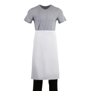 Standaard wit schort 914 x 762 mm - Whites Chefs Clothing - Fourniresto