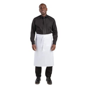 Standard Schürze Weiß 914 X 762 Mm - Whites Chefs Clothing - Fourniresto