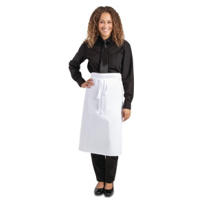 Standaard wit schort 914 x 762 mm - Whites Chefs Clothing - Fourniresto