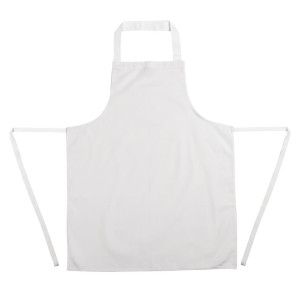 Schürze Latz Weiß 711 x 656 mm - Whites Chefs Clothing - Fourniresto