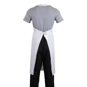 Schürze Latz Weiß - Größe XL 915 x 1066 mm - Whites Chefs Clothing - Fourniresto