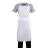 Schürze Latz Weiß - Größe XL 915 x 1066 mm - Whites Chefs Clothing - Fourniresto