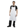 Schürze Latz Weiß - Größe XL 915 x 1066 mm - Whites Chefs Clothing - Fourniresto