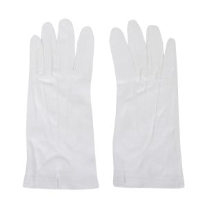 White Service Gloves for Men - Size L/XL - FourniResto - Fourniresto