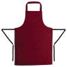 Schort Bordeaux met kruisband van polycotton 710 x 970 mm - Whites Chefs Clothing - Fourniresto