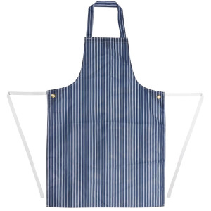 Schort met waterafstotende strepen in blauw en wit 1016 x 711 mm - Whites Chefs Clothing - Fourniresto