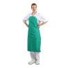 Tafelkleed met waterafstotende en zeer resistente groene Bavette 1070 x 910 mm - Whites Chefs Clothing - Fourniresto