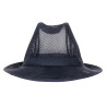 Hoed Trilby Marineblauw met netstof - Maat M 570 mm - FourniResto - Fourniresto