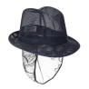 Hoed Trilby Marineblauw met netstof - Maat M 570 mm - FourniResto - Fourniresto